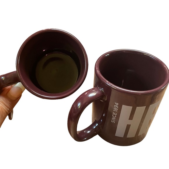 HERSHEYS HOT CHOCOLATE 2 MUG SET W/ HERSHEYS KISSES CANDY JAR ALL COLLECTOR - Picture 6 of 8